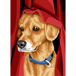 Voorbedrukt stramien hond Margot 72U-2343