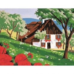 Borduurpakket voorbedrukt Boerderij Margot 766-60174