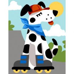 Borduurpakket voorbedrukt dalmatiër Margot 766-6024229