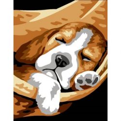 Borduurpakket voorbedrukt slapen Margot 766-6024244