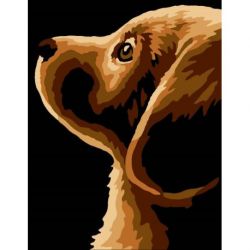 Borduurpakket voorbedrukt puppie Margot 766-6024246