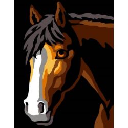 Borduurpakket voorbedrukt paard Margot 766-6024248