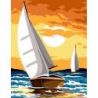 Borduurpakket voorbedrukt zeilboot Margot 766-6024251