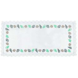 Borduurpakket voorbedrukt kleedje schelpen Margot Broderie 1024-9107