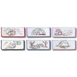 Borduurpakket voorbedrukt servetten opbergzakje - set van 6 Margot broderie 1889-15a