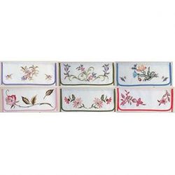 Borduurpakket voorbedrukt servetten opbergzakje - set van 6 Margot broderie 1889-17a