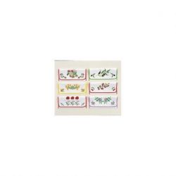 Borduurpakket voorbedrukt servetten opbergzakje - set van 6 Margot broderie 1889-19