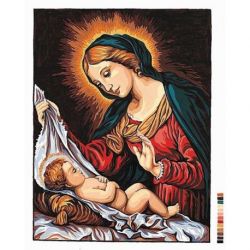 Borduurpakket voorbedrukt Vierge Margot 135-3267