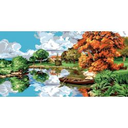 Borduurpakket voorbedrukt buiten Margot kit 172-19