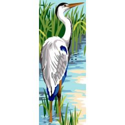 Borduurpakket voorbedrukt reiger Margot 64 kit-286