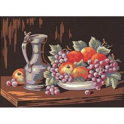 Borduurpakket voorbedrukt stilleven Margot kit 74-2172