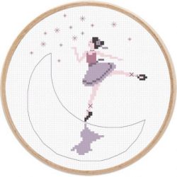 Borduurpakket koorddanseres Marie Coeur 1412-5058