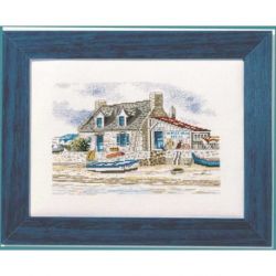 Borduurpakket Carenage sur la plage van Morel Marie Coeur 4401-1989