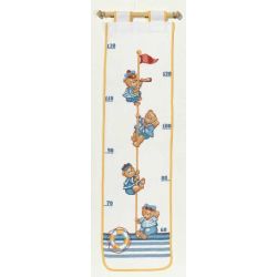 Borduurpakket meetlat matroosberen Princesse 5542