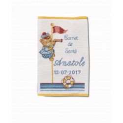 Borduurpakket gezondheidsboek-omslag matroosberen Princesse 5543