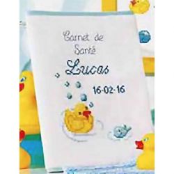 Borduurpakket gezondheidsboek-omslag eend Princesse 5669