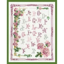 Borduurpakket rozen ABC Princesse 7403