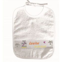 Borduurpakket slabbetje poezen Princesse 7522