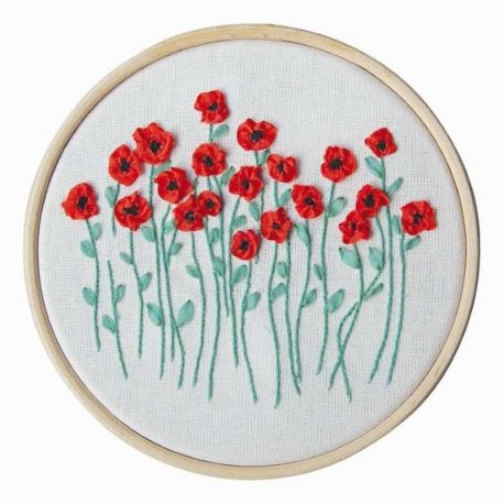 Lintborduurpakket papavers Princesse 7782