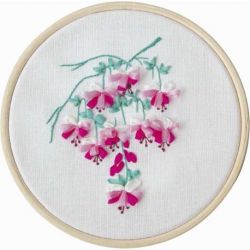 Lintborduurpakket fuchsias Princesse 7784