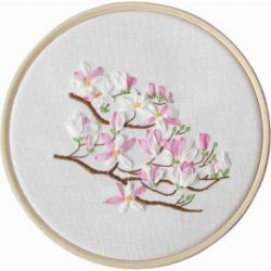 Lintborduurpakket magnolias Princesse 7785