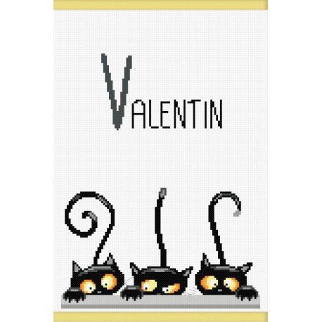 Borduurpakket boekomslag poesjes Princesse 7901