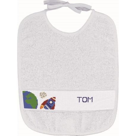 Borduurpakket slabbetje ruimtevaart Princesse 7915