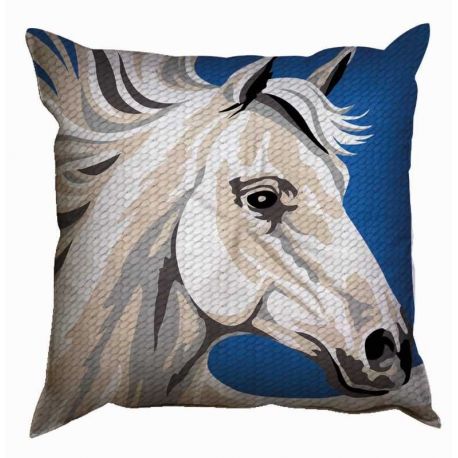 Borduurpakket Kussen paard SEG1903.209