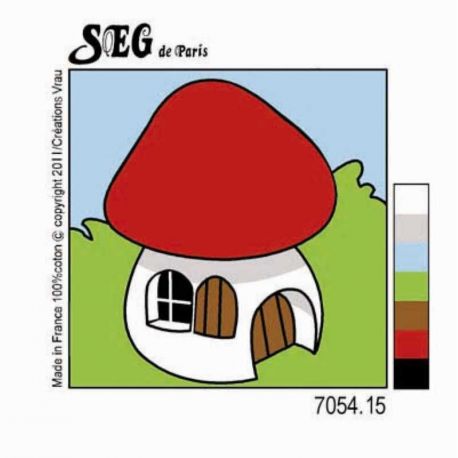 Borduurpakket paddenstoelhuis SEG7054.15