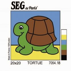 Borduurpakket schildpad SEG7054.18