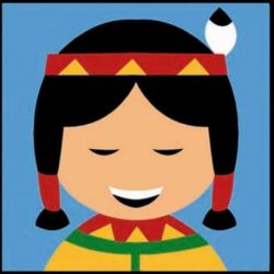 Borduurpakket indiaan SEG7054.44