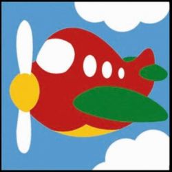 Borduurpakket vliegtuig SEG7054.52