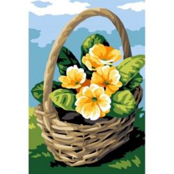 Borduurstramien bloemenmand SEG928U.399