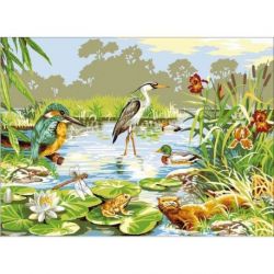 Borduurstramien moerasleven SEG929.408