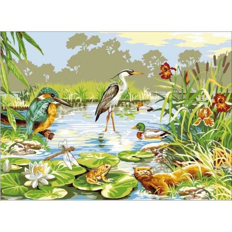 Borduurstramien moerasleven SEG929.408