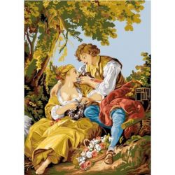 Borduurstramien de kooi naar Francois Boucher SEG929.464