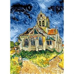 Borduurstramien de kerk van Avers-sur-oise v Gogh SEG929.502