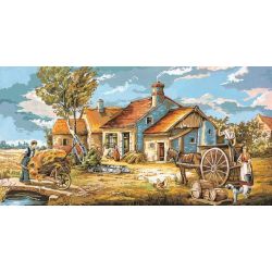 Borduurstramien landelijke scène SEG932.52