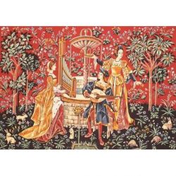 Borduurstramien Concert bij de fontein-15e eeuws SEG933.09