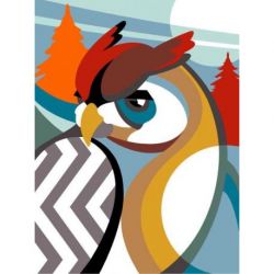 Borduurpakket uilen kunst SEGK926.368