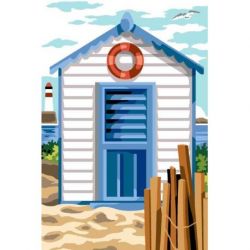 Borduurpakket strandhuisje SEG928K.394
