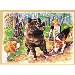 Borduurpakket zwijn op boerderij SEGK929.352