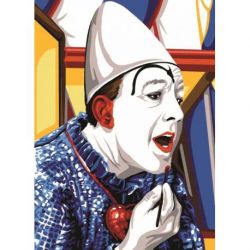 Borduurpakket Witte clown SEGK929.670