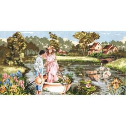 Borduurpakket romantische oever SEGK932.104