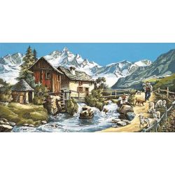 Borduurpakket kind en hond SEGK932.68