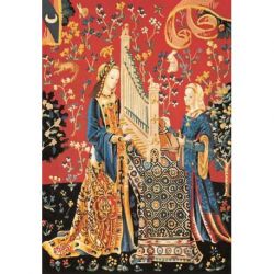 Borduurpakket de dame met de eenhoorn SEGK933.6713