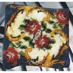 Smyrna-knoopkussen rozen Smyrnalaine 3055