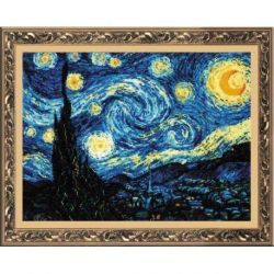 Borduurpakket Starry Night-Van Gogh RIOLIS-1088