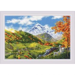 Borduurpakket Mountain Village RIOLIS-2072