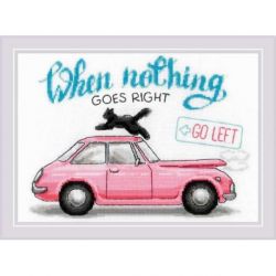 Borduurpakket Go Left RIOLIS-2113